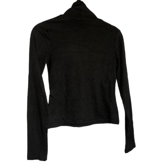 Black Turtleneck Long Sleeve Top - Picture 3 of 7